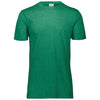 Augusta Sportswear Men's Kelly Heather Tri-Blend Tee