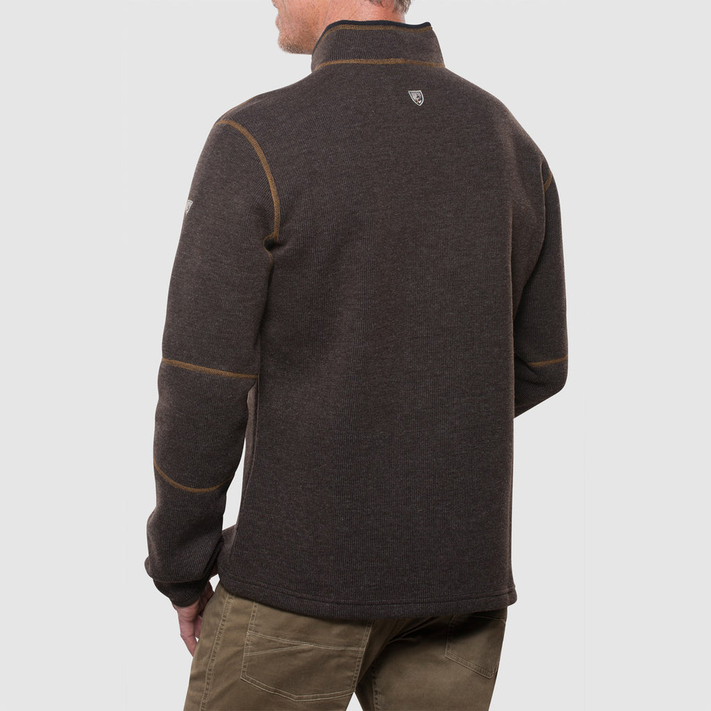 KUHL Men's Espresso Thor Quarter Zip