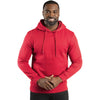 Threadfast Unisex Red Ultimate Fleece Pullover Hooded Sweatshirt