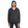 Threadfast Apparel Unisex Black Heather Triblend French Terry Full-Zip