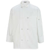 Edwards Men's White 8 Button Long Sleeve Chef Coat