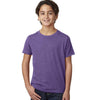 Next Level Boy's Purple Rush CVC Crew Tee