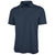 Charles River Men's Heather Navy Heathered Eco-Logic Stretch Polo