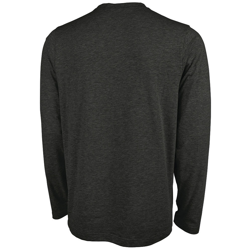 Charles River Men's Black Comfort-Core Long-Sleeve Crew