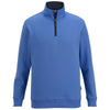 Edwards Unisex French Blue/Navy Performance Pullover Quarter Zip