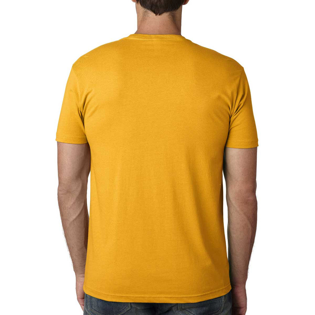 Next Level Men's Gold Premium Fitted Short-Sleeve Crew