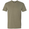 Next Level Men's Light Olive Premium Fitted Short-Sleeve Crew