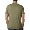 Next Level Men's Light Olive Premium Fitted Short-Sleeve Crew