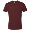 Next Level Men's Maroon Premium Fitted Short-Sleeve Crew