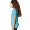 Next Level Girl's Bondi Blue Princess CVC Tee