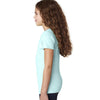 Next Level Girl's Ice Blue Princess CVC Tee