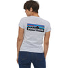 Patagonia Women's White P-6 Logo Responsibili-Tee