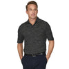 Charles River Men's Black/White Stripe Wellesley Polo