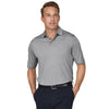 Charles River Men's Grey/White Stripe Wellesley Polo