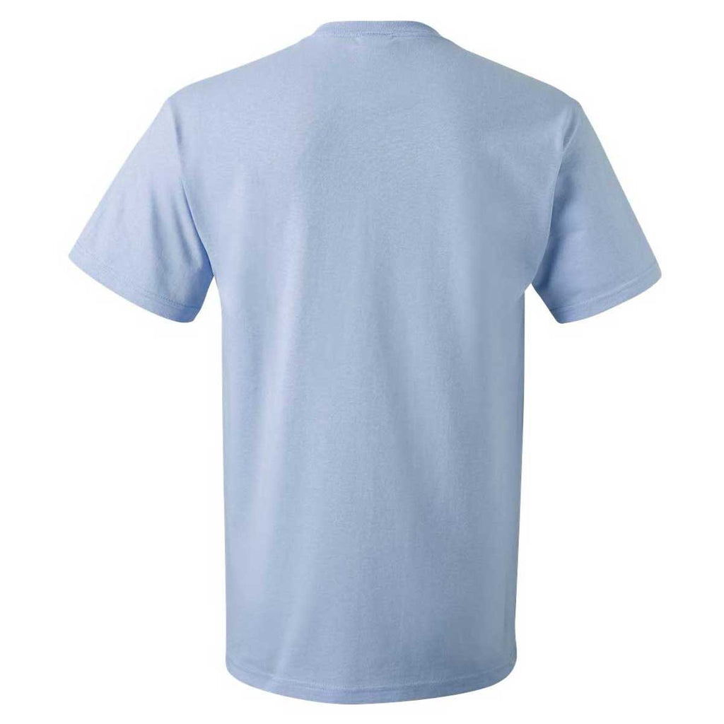 Fruit of the Loom Men's Light Blue HD Cotton Short Sleeve T-Shirt