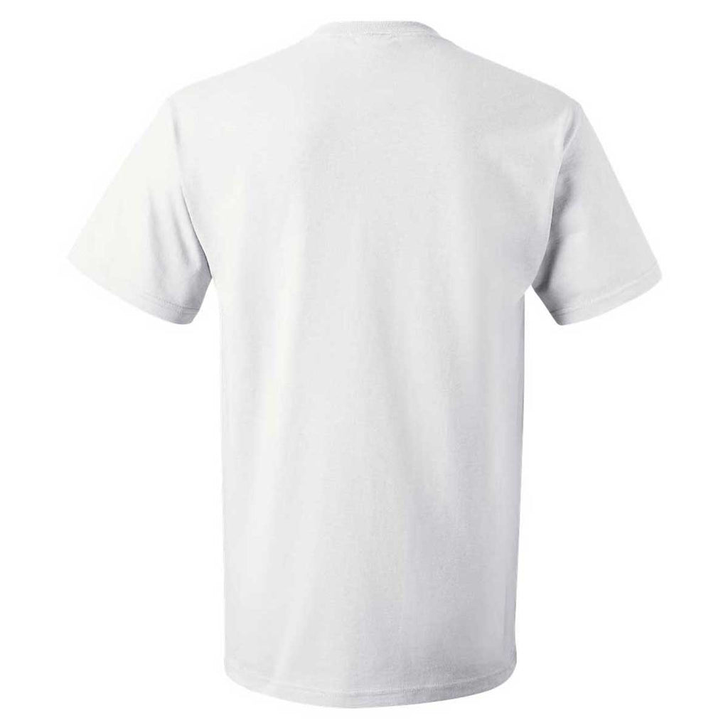 Fruit of the Loom Men's White HD Cotton Short Sleeve T-Shirt