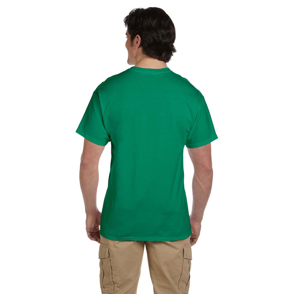 Fruit of the Loom Men's Retro Heather Green 5 oz. HD Cotton T-Shirt