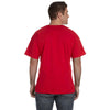 Fruit of the Loom Men's True Red 5 oz. HD Cotton V-Neck T-Shirt