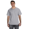 Fruit of the Loom Men's Athletic Heather 5 oz. HD Cotton V-Neck T-Shirt