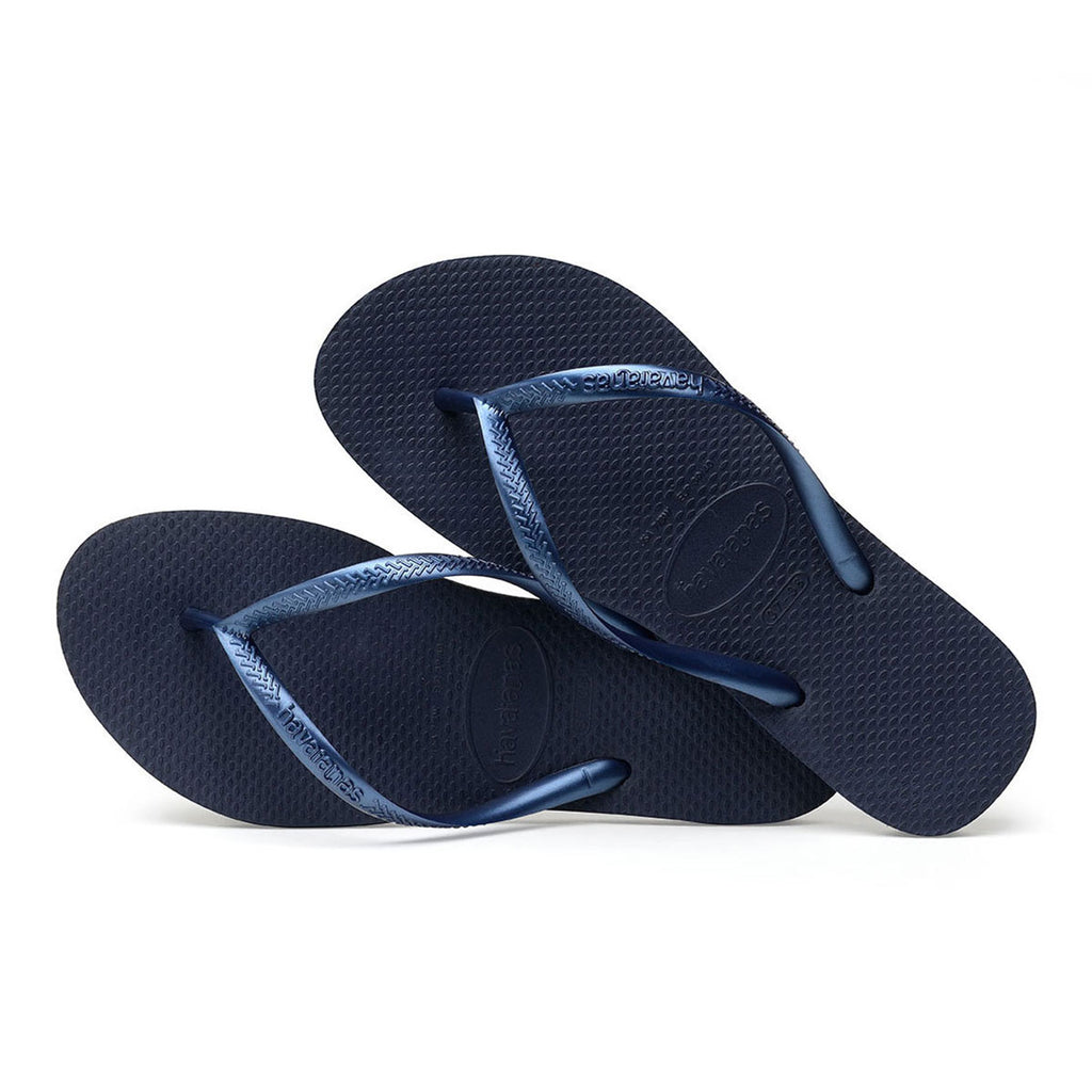 Havaianas Women's Navy Slim Flip Flops