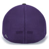 Pacific Headwear White/Purple/Black Universal Fitted Trucker Mesh Cap