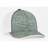 Pacific Headwear Dark Green Heather Heather Trucker Mesh Cap