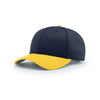 Richardson Navy/Gold On-Field Combination Pro Mesh Adjustable Cap