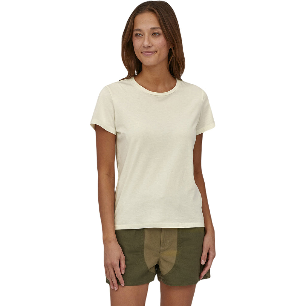 Patagonia Women's Undyed Natural Regenerative Organic Certified Cotton Tee