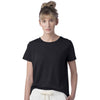 Alternative Apparel Women's True Black Earthleisure Modal Triblend Tee