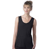 Alternative Apparel Women's True Black Earthleisure Modal Triblend Racer Tank