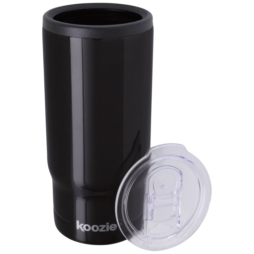 Koozie Black Slim Triple Vacuum Tumbler - 15 oz