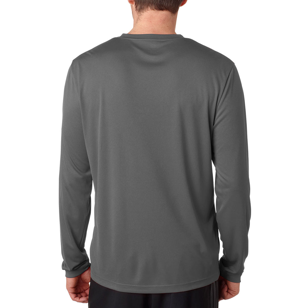 Hanes Men's Graphite Cool DRI with FreshIQ Long-Sleeve Performance T-Shirt