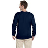 Fruit of the Loom Men's J Navy 5 oz. HD Cotton Long-Sleeve T-Shirt