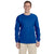 Fruit of the Loom Men's Royal 5 oz. HD Cotton Long-Sleeve T-Shirt