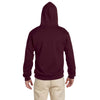 Jerzees Men's Maroon 9.5 Oz. Super Sweats Nu-Blend Fleece Pullover Hood