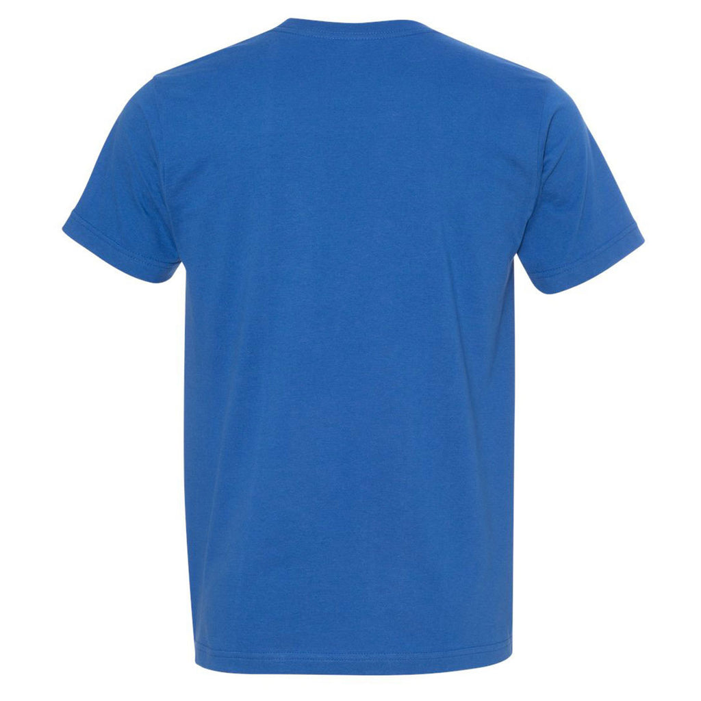 Bayside Unisex Royal Blue USA-Made Ringspun T-Shirt