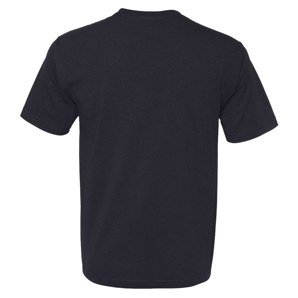 Bayside Men's Navy USA-Made 100% Cotton Short Sleeve T-Shirt