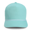 Imperial Sea Green White Barnes Cotton Rope Cap