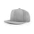 Richardson Heather Grey Lifestyle Structured Solid Wool Flatbill Snapback Cap