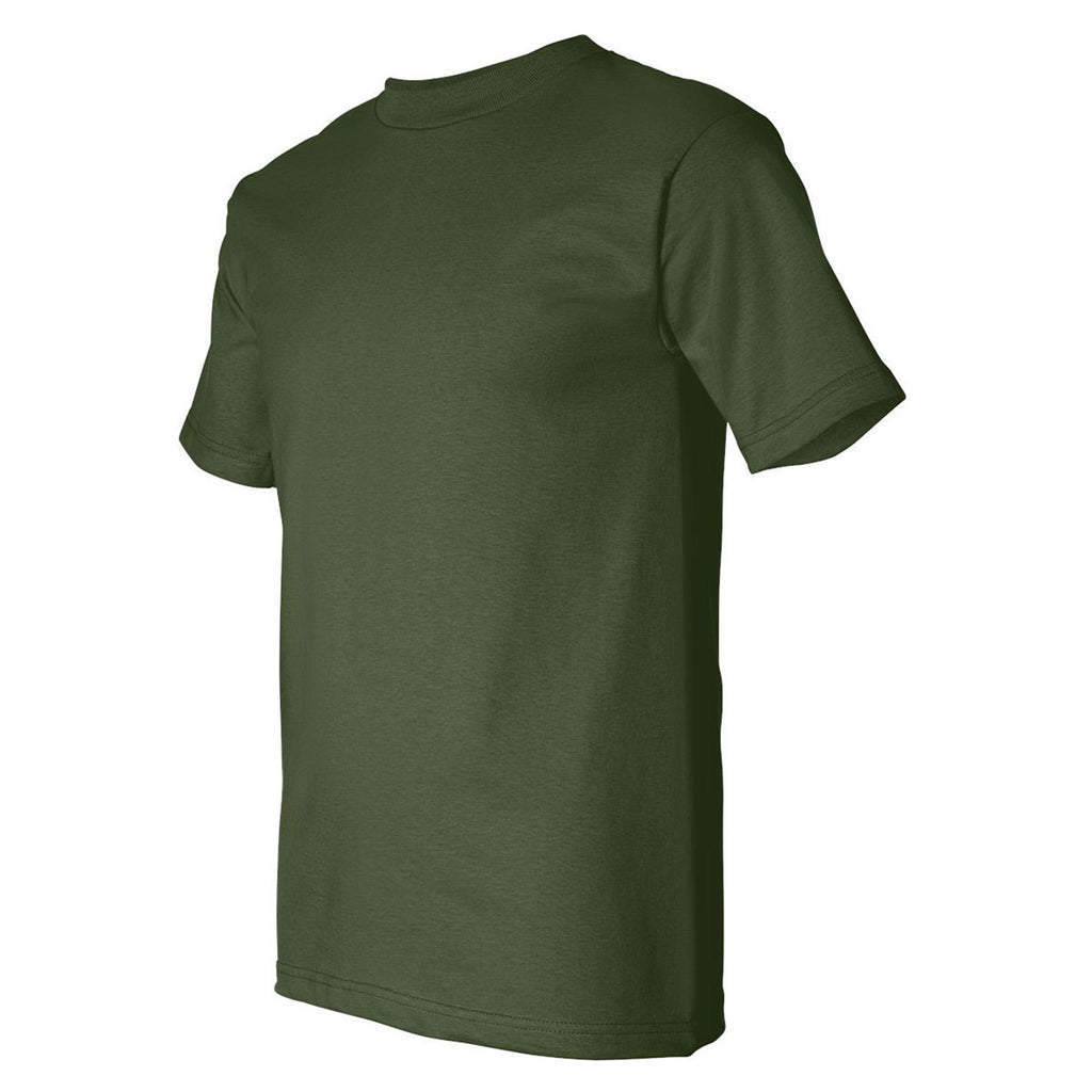 Bayside Men's Army USA-Made Short Sleeve T-Shirt