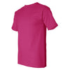 Bayside Men's Bright Pink USA-Made Short Sleeve T-Shirt