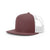 Richardson Maroon/White Mesh Back Wool Blend Flatbill Trucker Hat