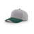 Richardson Grey/Dark Green On-Field Combination Surge Adjustable Cap