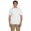 Hanes Men's White 5.2 oz. 50/50 EcoSmart T-Shirt