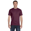 Hanes Men's Maroon 6.1 oz. Beefy-T