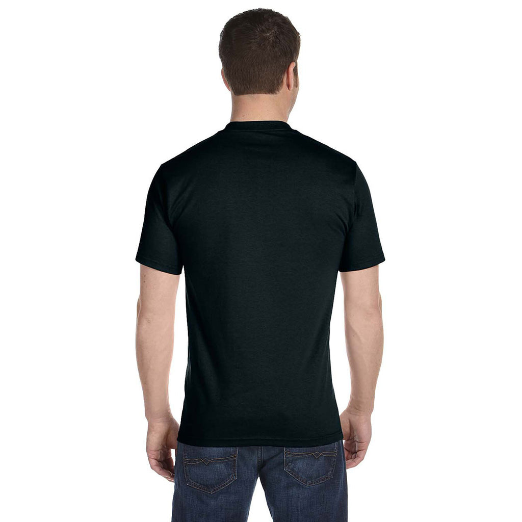 Hanes Men's Black Tall 6.1 oz. Beefy-T