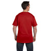 Hanes Men's Deep Red 6.1 oz. Beefy-T with Pocket