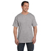 Hanes Men's Light Steel 6.1 oz. Beefy-T with Pocket