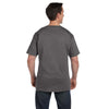 Hanes Men's Smoke Grey 6.1 oz. Beefy-T with Pocket