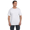 Hanes Men's White 6.1 oz. Beefy-T with Pocket